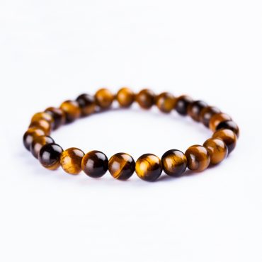 unisex Tiger Eye Beads Bracelet handmade